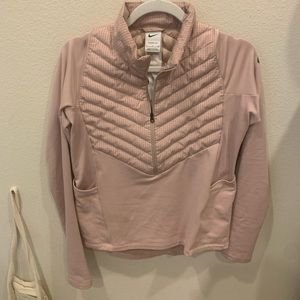 NIKE running division quarterzip jacket- therma-fit